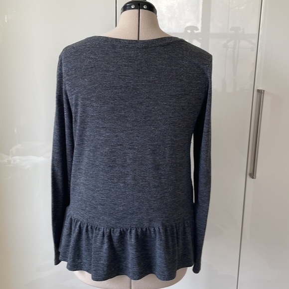 LOFT Sweater with long sleeves Color-Gray Size-Medium - Picture 3 of 13